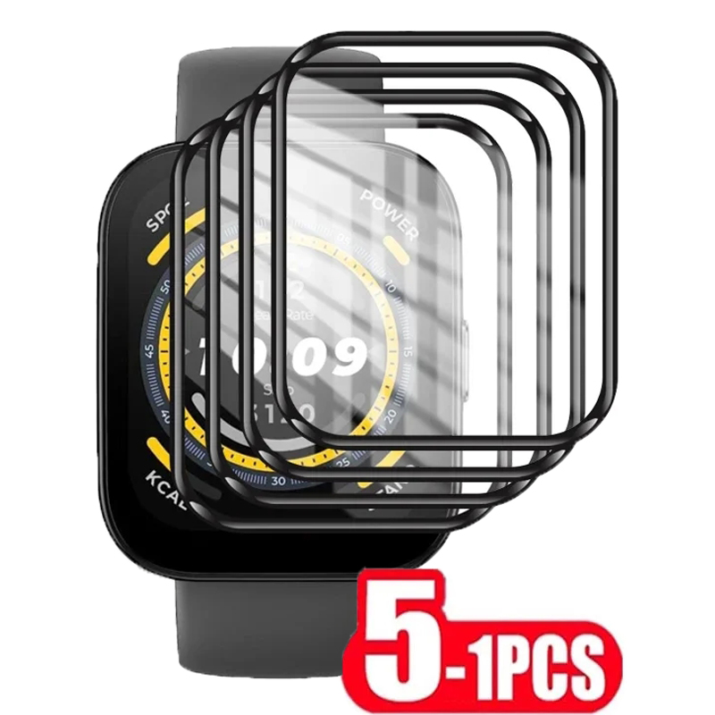 1-5Pcs Screen Protector For Am - огляд і ціна Amazfit Smartwatch Accessories