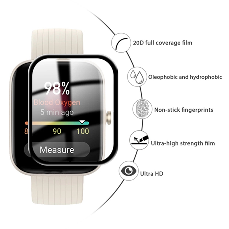 1-5Pcs Screen Protector For Am - огляд і ціна Amazfit Smartwatch Accessories