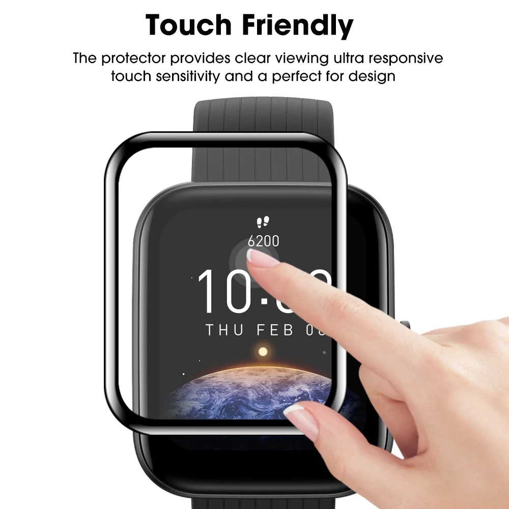 1-5Pcs Screen Protector For Am - огляд і ціна Amazfit Smartwatch Accessories