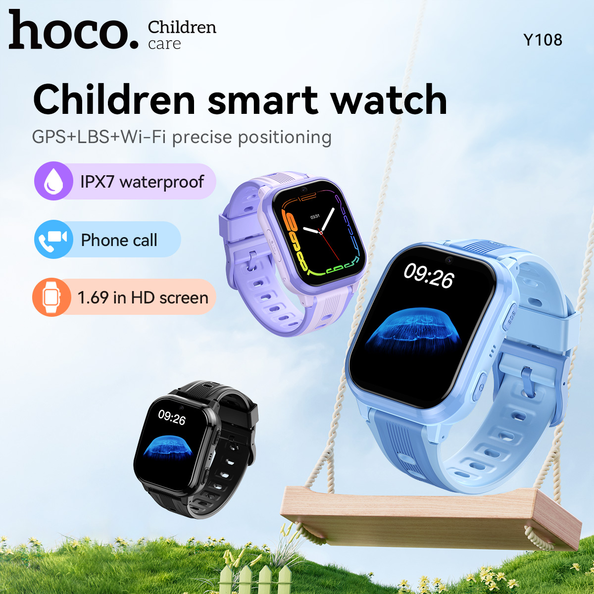 HOCO Y108 1.69inch HD LCD Curv - огляд і ціна Smartwatch Id