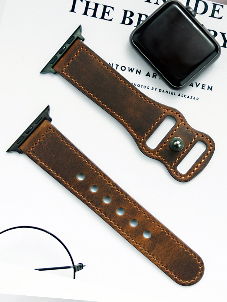 Genuine Leather Correa Strap f - огляд і ціна Smartwatch Accessories Shop
