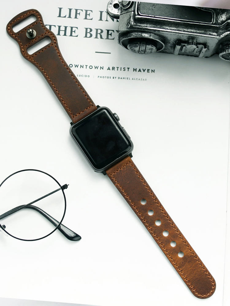 Genuine Leather Correa Strap f - огляд і ціна Smartwatch Accessories Shop